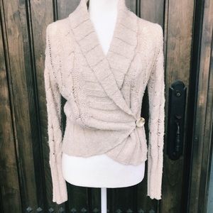 Free people chunky wrap cardigan XS